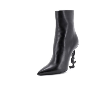 Leather Saint Laurent Women's Opyum Ankle Boots