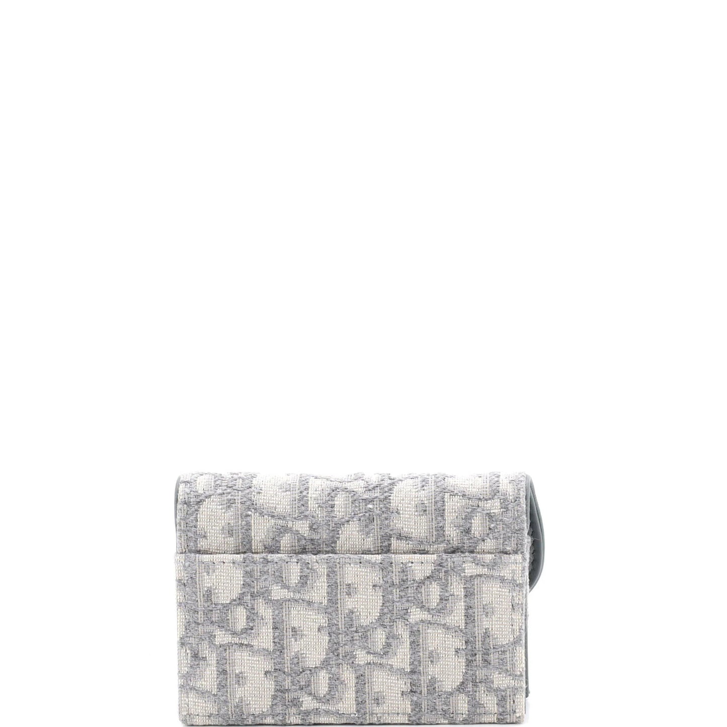 Christian Dior Saddle Card Case Oblique Canvas