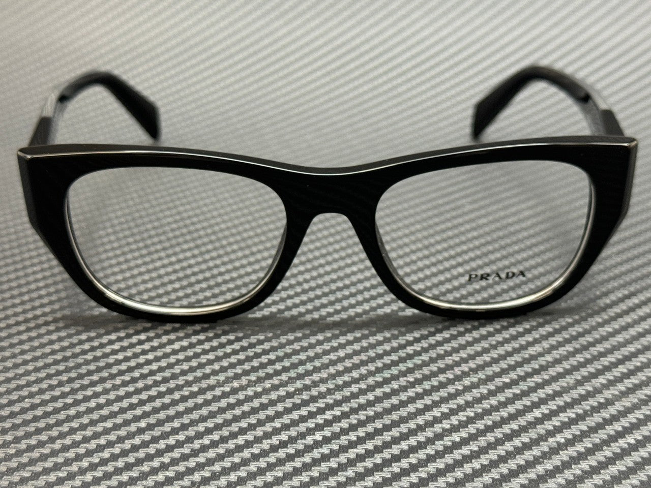 PRADA PR A18V 16K1O1 Black Women's 52 mm Eyeglasses