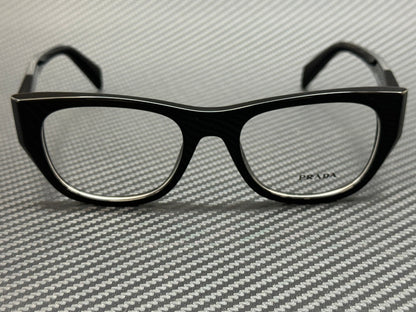 PRADA PR A18V 16K1O1 Black Women's 52 mm Eyeglasses