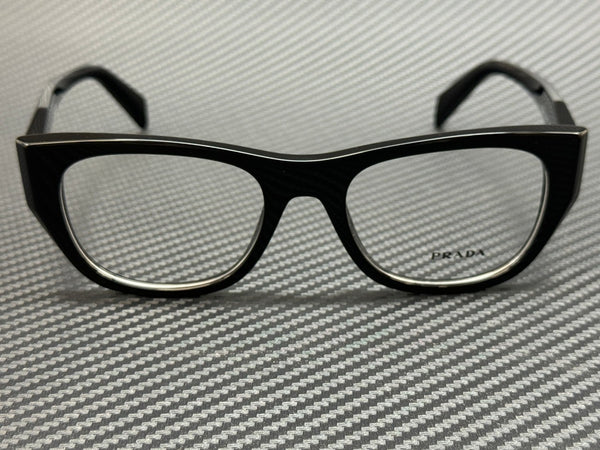 PRADA PR A18V 16K1O1 Black Women's 52 mm Eyeglasses