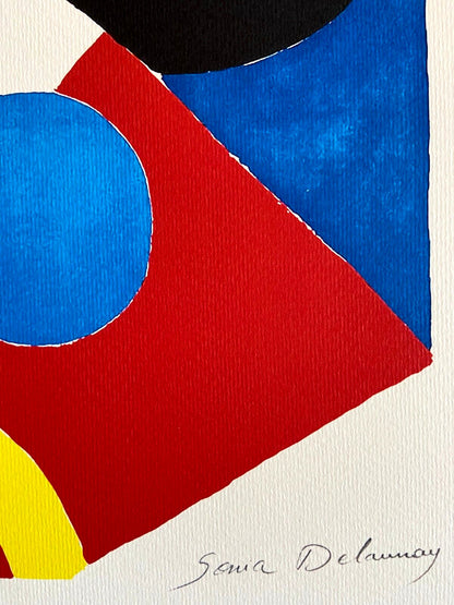 Sonia Delaunay Lithograph Coa Signed Op Numbered