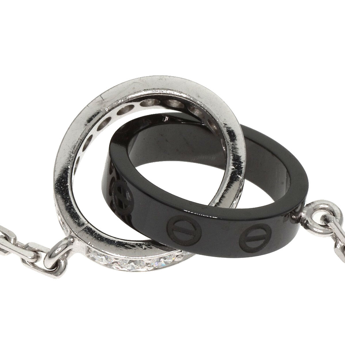 Cartier   Necklace Baby Love Diamond K18 White