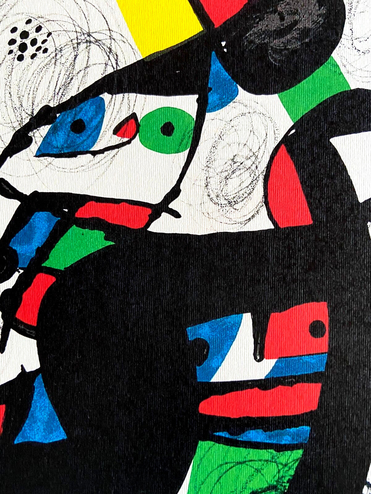 Joan Mir Lithograph Coa Certified Signed Op