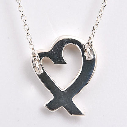 Tiffany & Co. Loving Heart Pendant By Paloma Picasso 1P Diamond Sv925