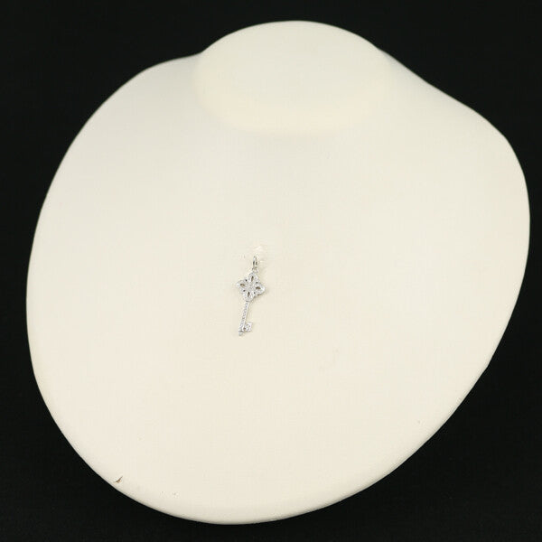 Tiffany&Co. Pendant Victoria Key Diamond Mini 18K