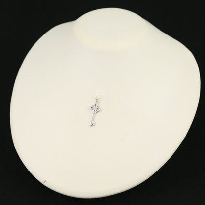 Tiffany&Co. Pendant Victoria Key Diamond Mini 18K