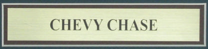 Chevy Chase Signed/Auto "Caddy Shack" Pin Flag W/ Photos Framed Jsa 189732