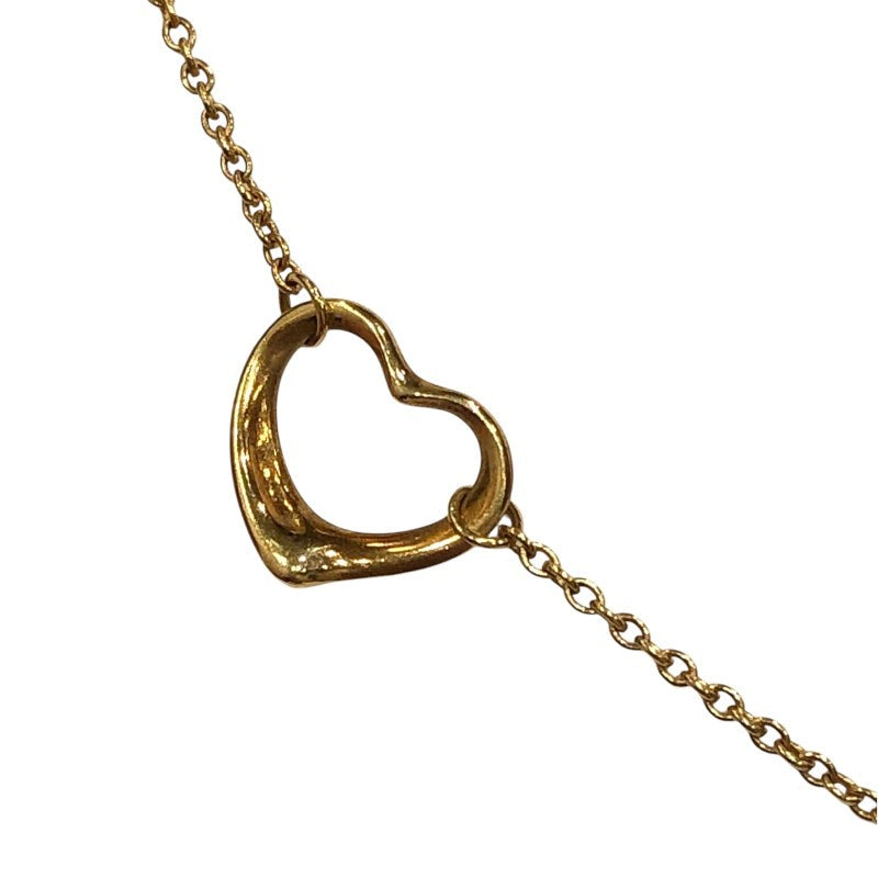Tiffany & Co. Open Heart Necklace Yellow Gold K18Yg 750Yg