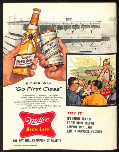 1957 World Series Program Milwaukee Braves Vs. New York Yankees Scored 198891