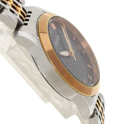 GUCCI G Timeless Watches 126.5 Stainless Steel/ SSxGP