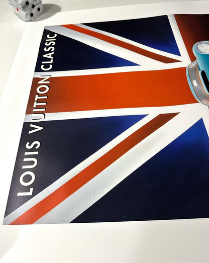 Signed Louis Vuitton Classic Razzia 2004 Poster Original Hand