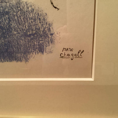 Marc Chagall 1956 Original Lithograph Limited Ed