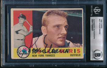 Roger Maris Signed/Autographed 1960 Topps Card