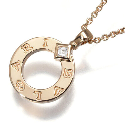 Bvlgari Necklace Bvlgaribvlgari Diamond 18K 750 Rose Gold