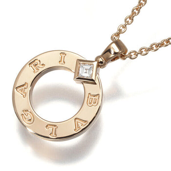 Bvlgari Necklace Bvlgaribvlgari Diamond 18K 750 Rose Gold