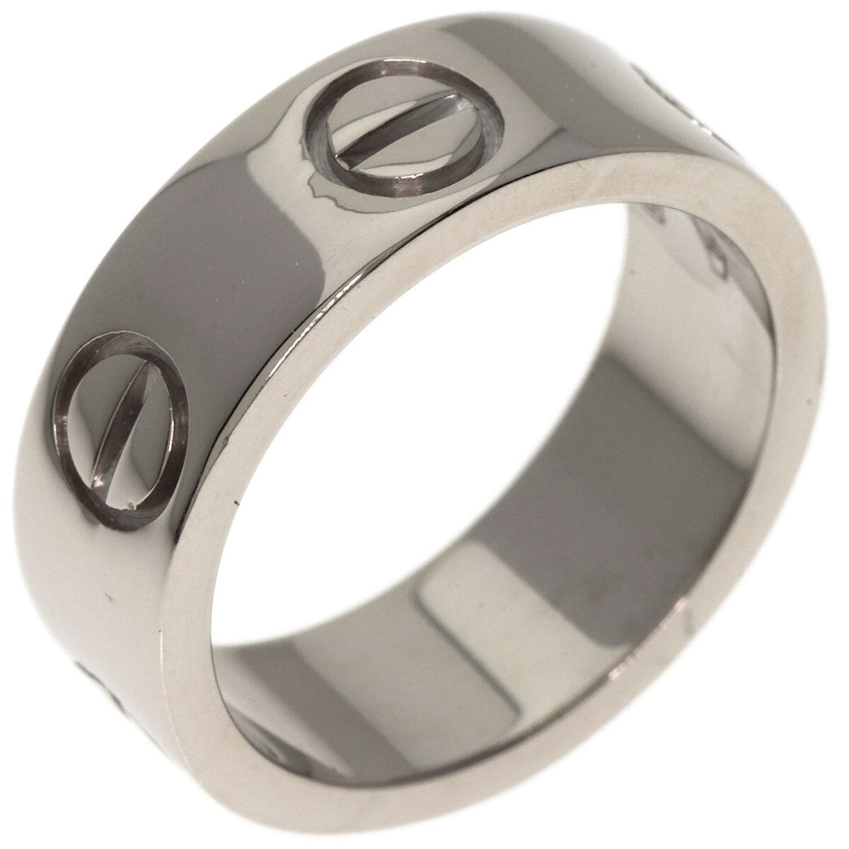Cartier Ring Love Ring #45 K18 White Gold