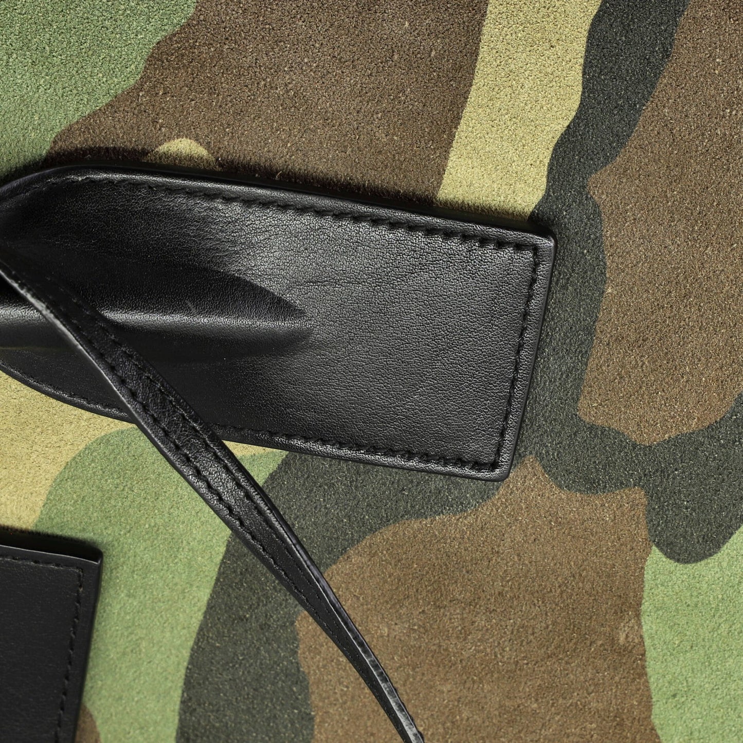 Saint Laurent Sac De Jour Nm Bag Printed Suede And Leather Large