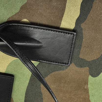 Saint Laurent Sac De Jour Nm Bag Printed Suede And Leather Large