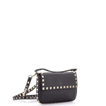 Valentino Garavani Rockstud Top Handle Crossbody Pouch Leather Mini