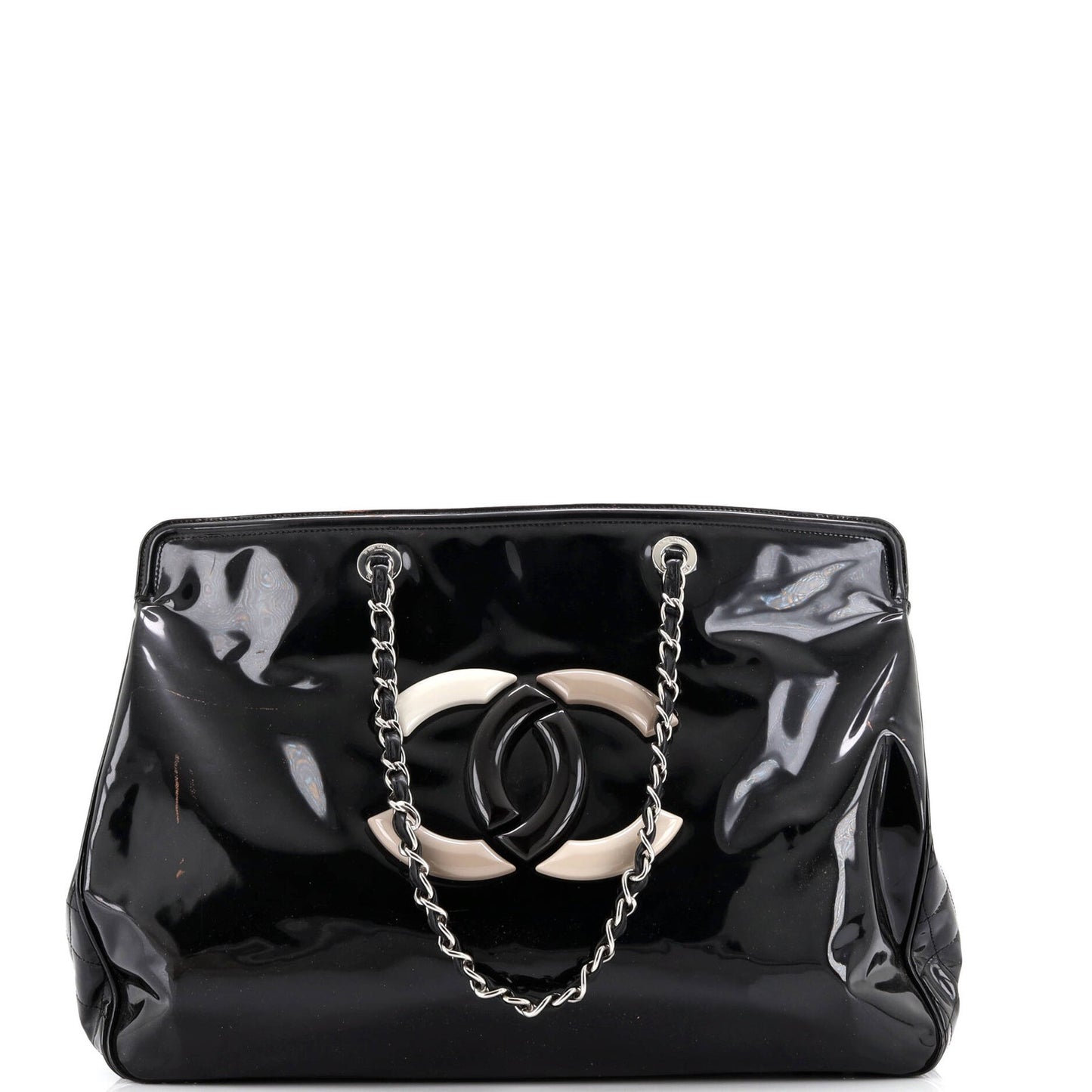 Chanel Lipstick Tote Patent Vinyl Xl