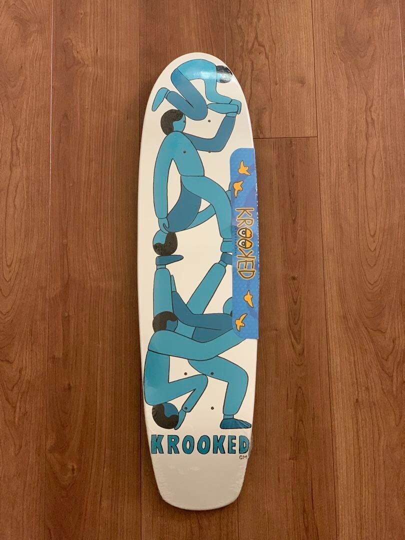 Krooked zip zinger skateboard deck guest artist geoff mcfetridge 2014