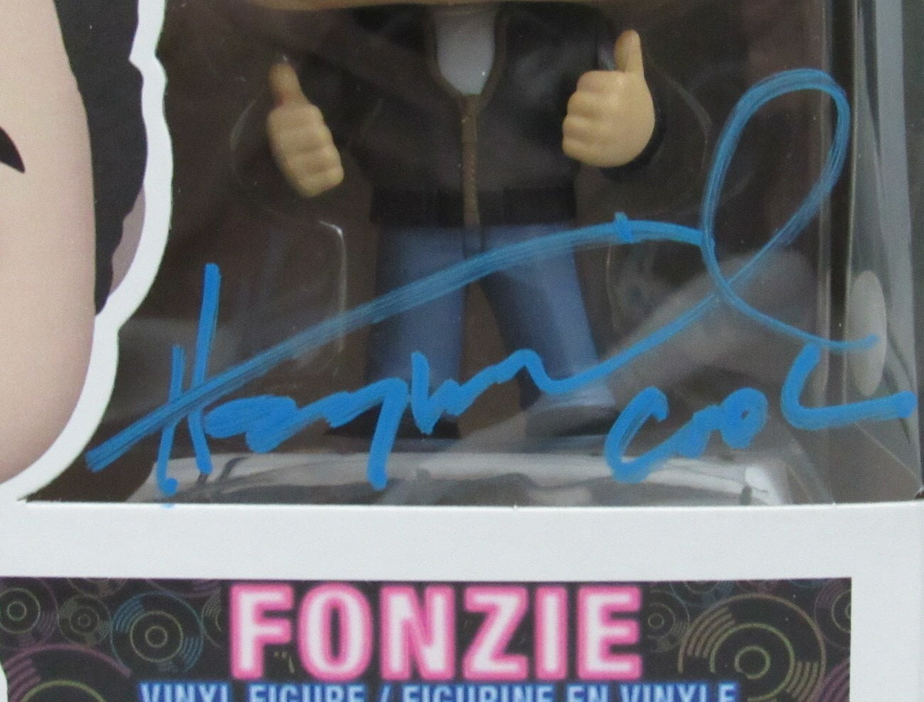 Henry Winkler "Fonzie - Happy Days" Signed Funko Pop! #1124 Figurine Jsa 165410