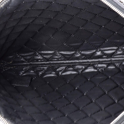 Chanel Boy O Case Clutch Quilted Lambskin With Chain Detail Large