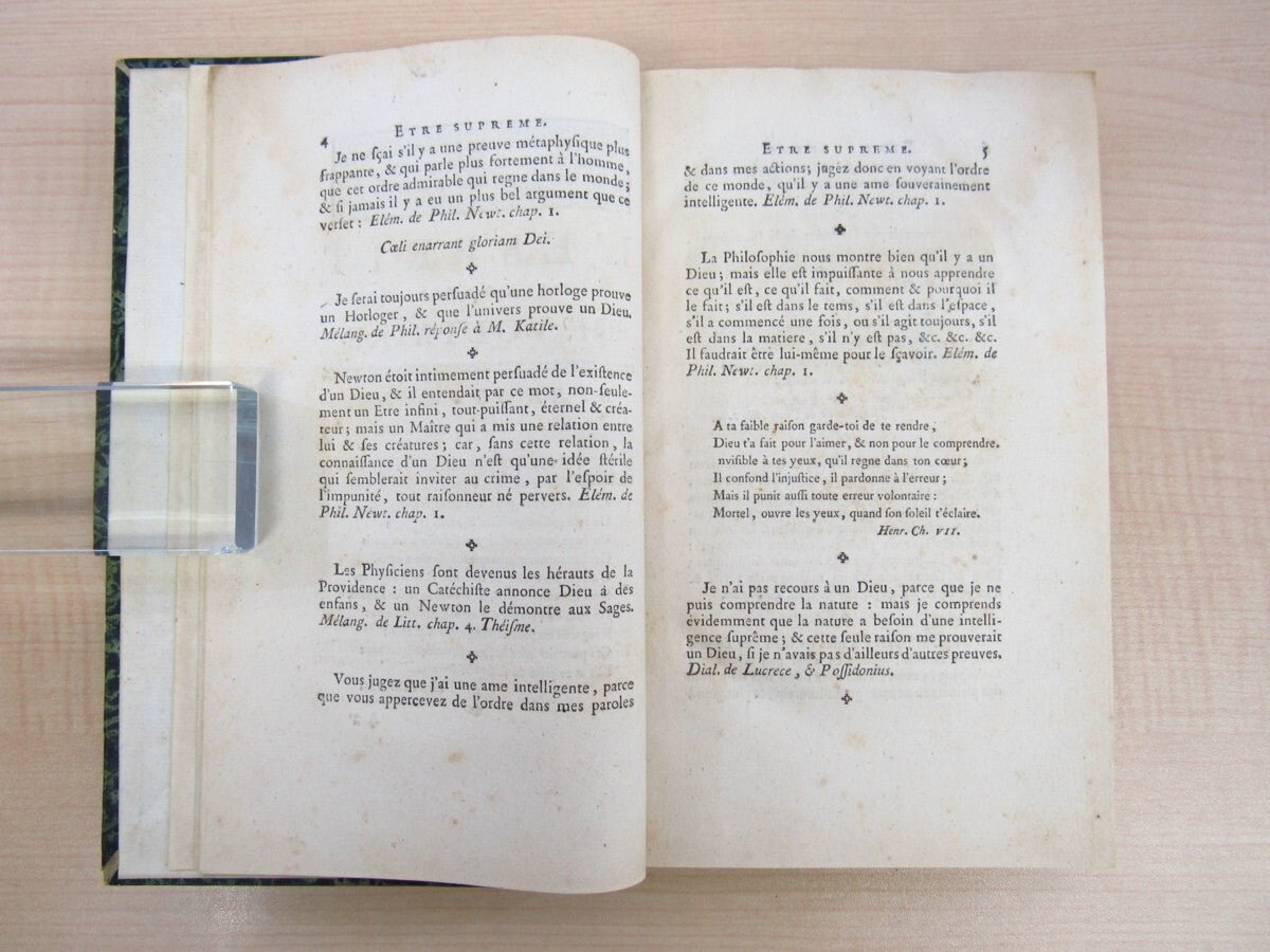 Voltaire Lesprit De Monsieur De Voltaire 1759 First Edition Rare Collectible