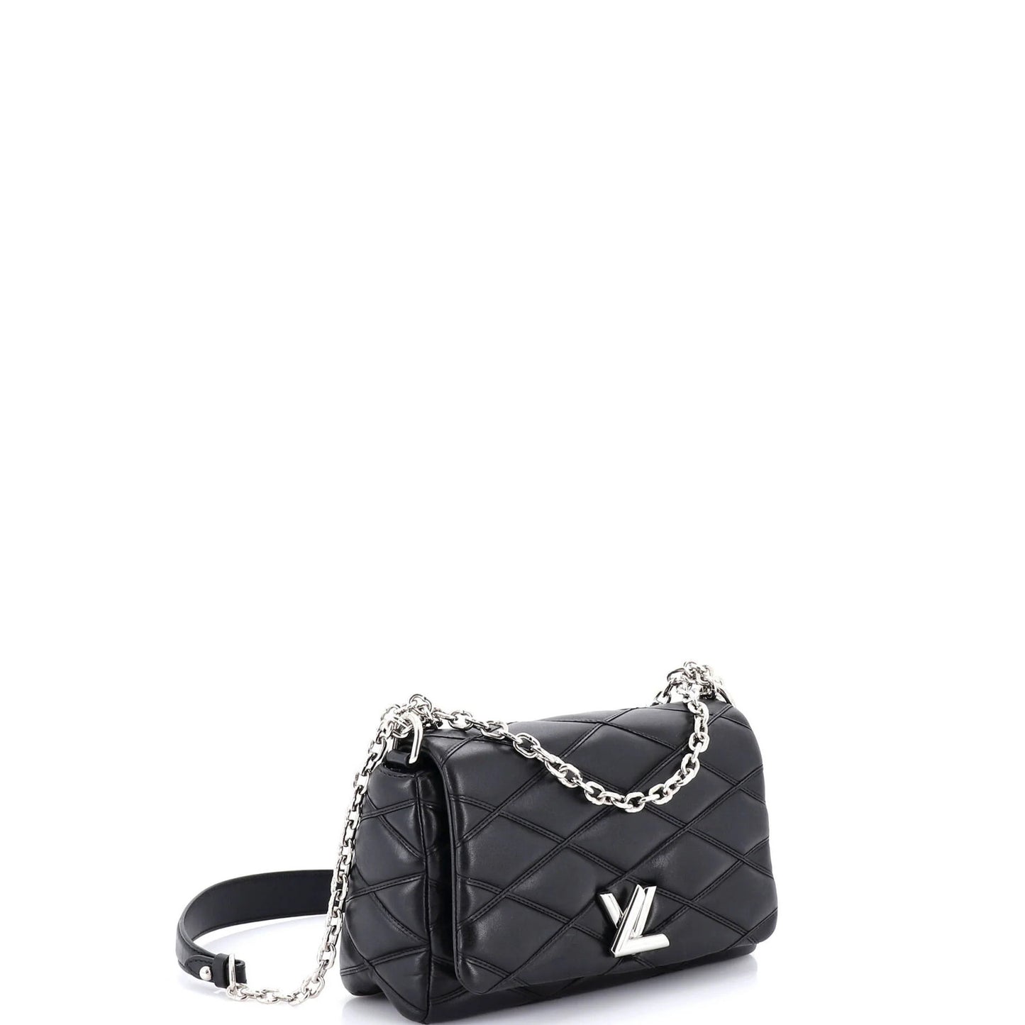 Louis Vuitton Go-14 Handbag Malletage Leather Mm