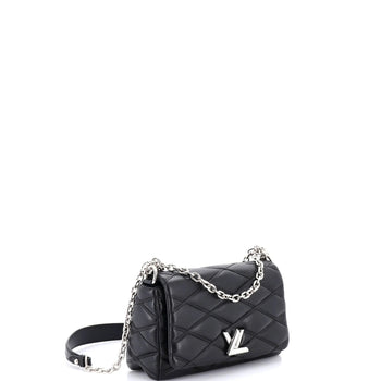 Louis Vuitton Go-14 Handbag Malletage Leather Mm