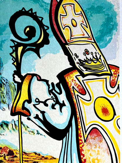 Salvador Dal Lithograph Handmade Coa Signed In
