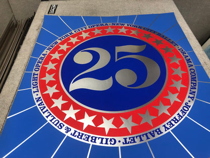 Robert Indiana New York City Center " Serigraph Pop Art Multi