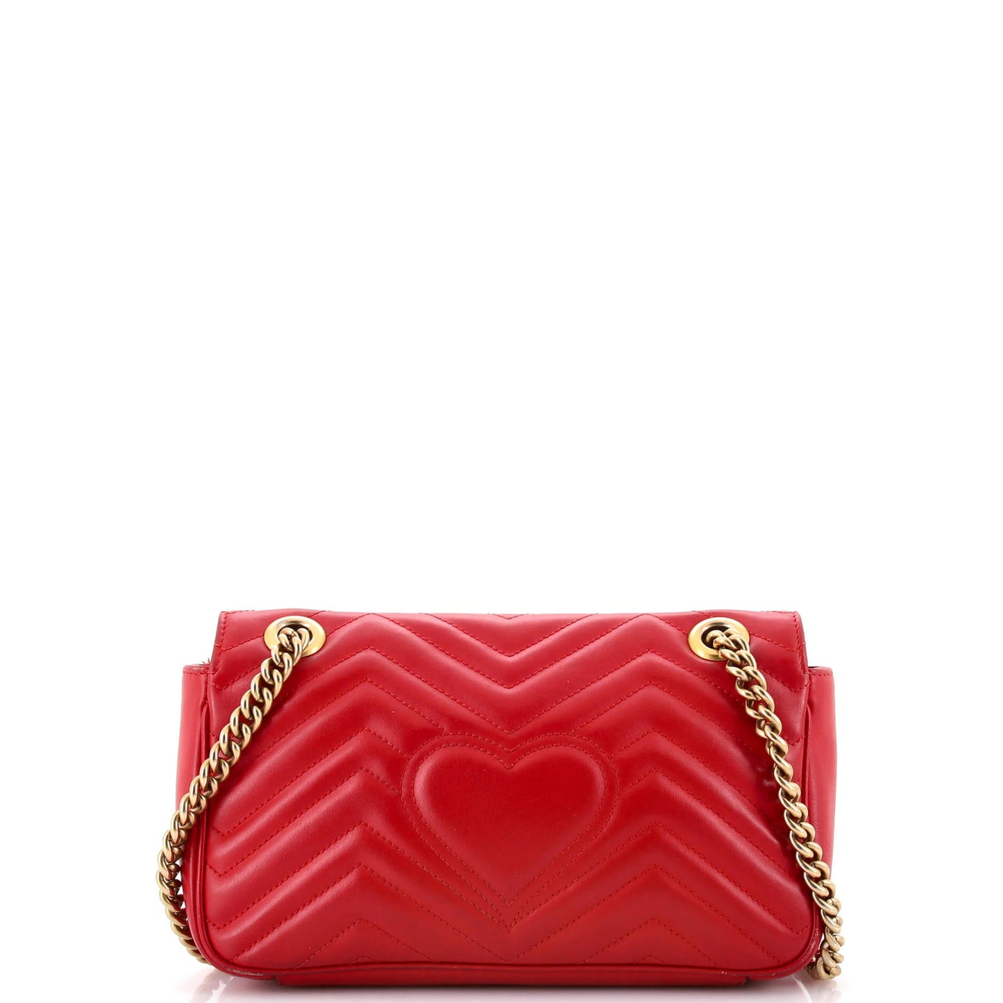 Gucci Gg Marmont Flap Bag Matelasse Leather Medium