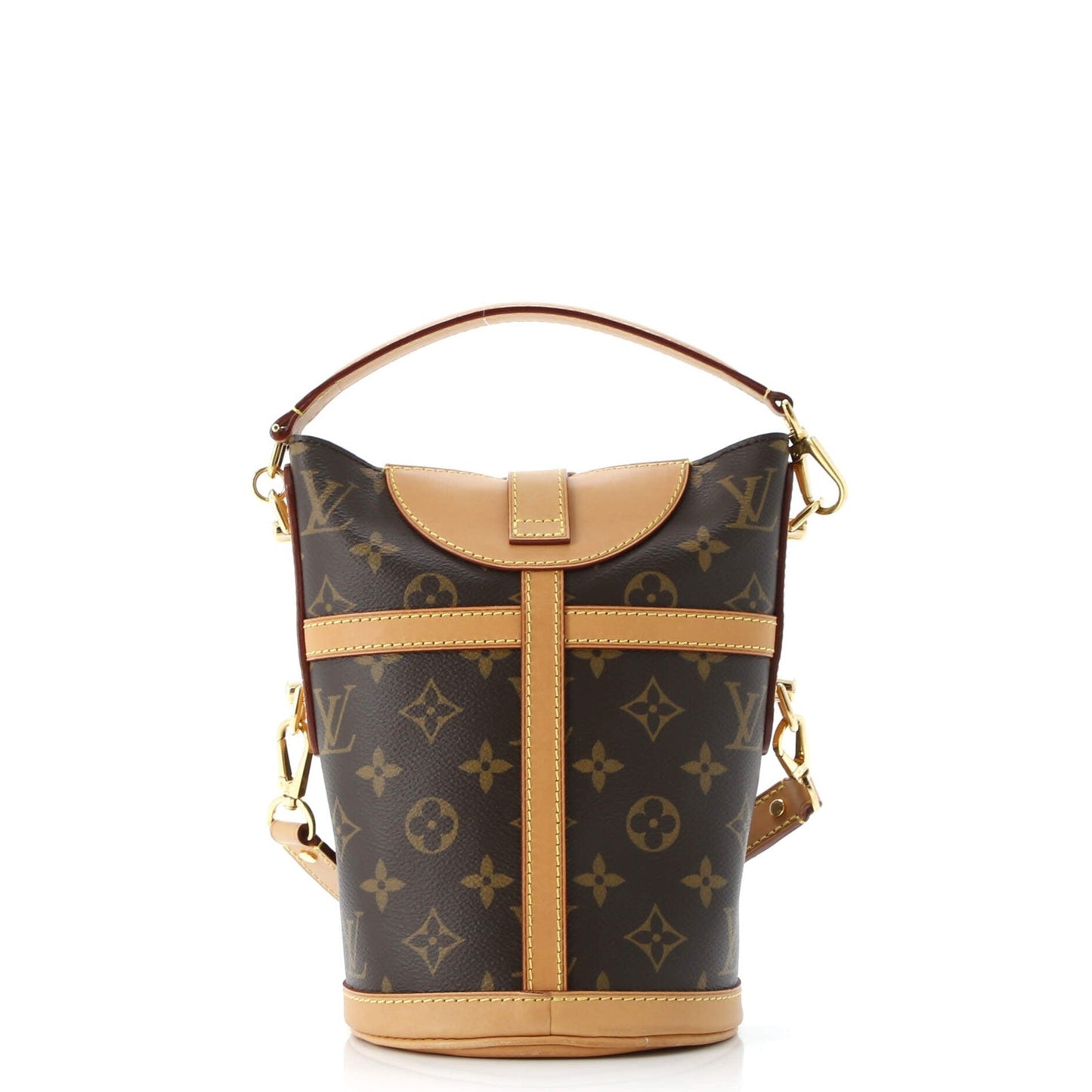 Louis Vuitton Duffle Handbag Monogram Canvas