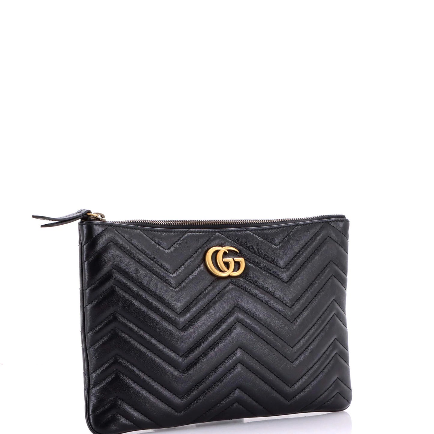 Gucci Gg Marmont Pouch Matelasse Leather