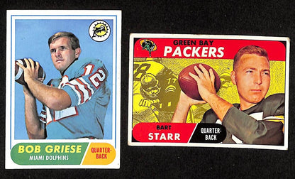 1968 Topps Football Card Complete Set (1-219) Griese Starr Unitas Sayers 198573