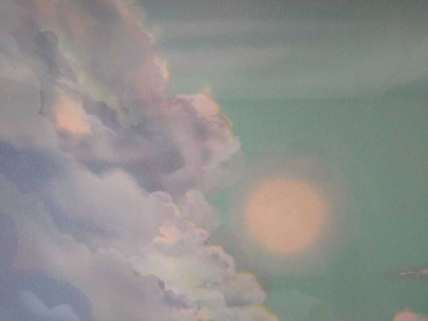 Signed Light-Up Art Frame Day Night Effect Yachts Sea