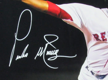Pedro Martinez Hof Autographed 16X20 Photo Boston
