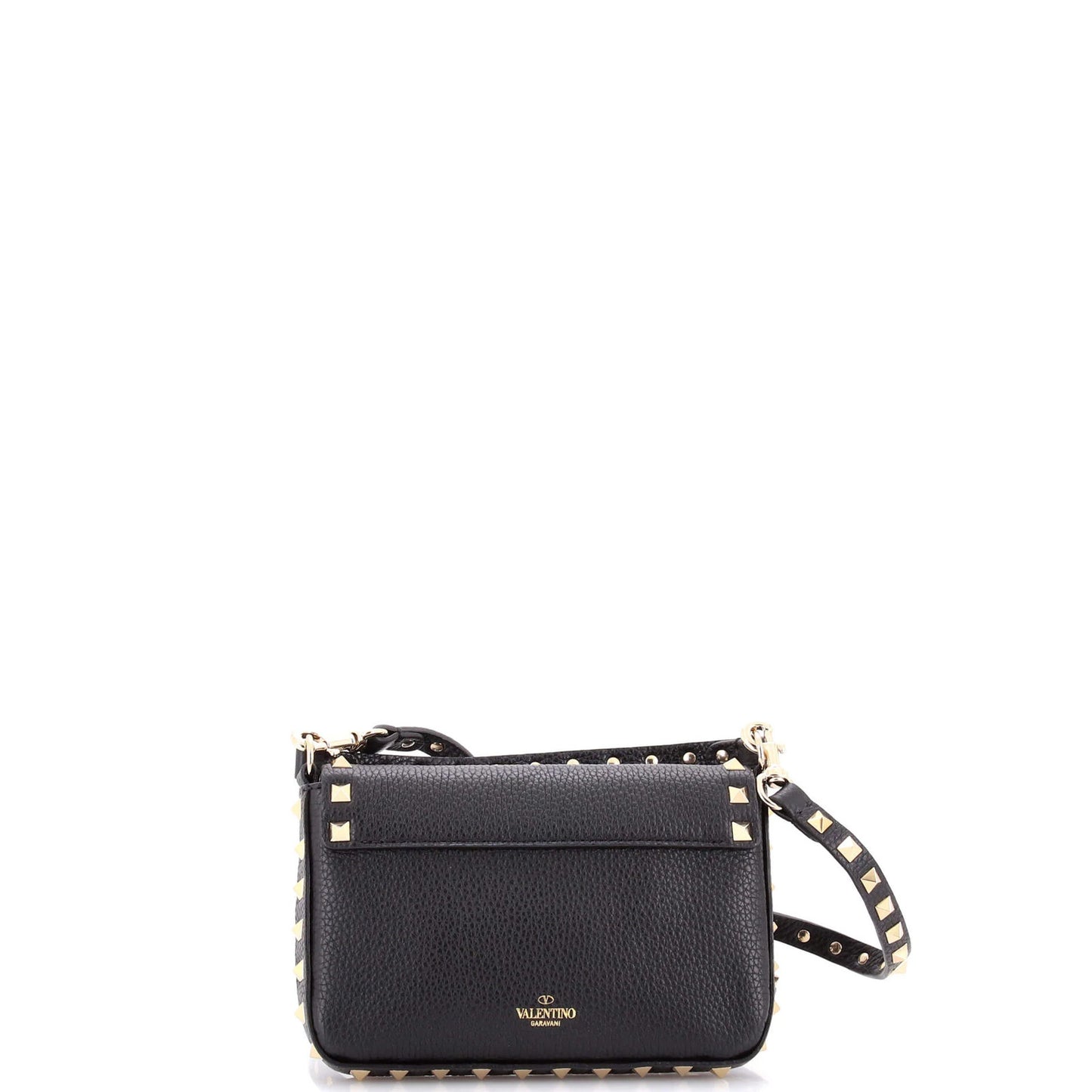 Valentino Garavani Rockstud Top Handle Crossbody Pouch Leather Mini