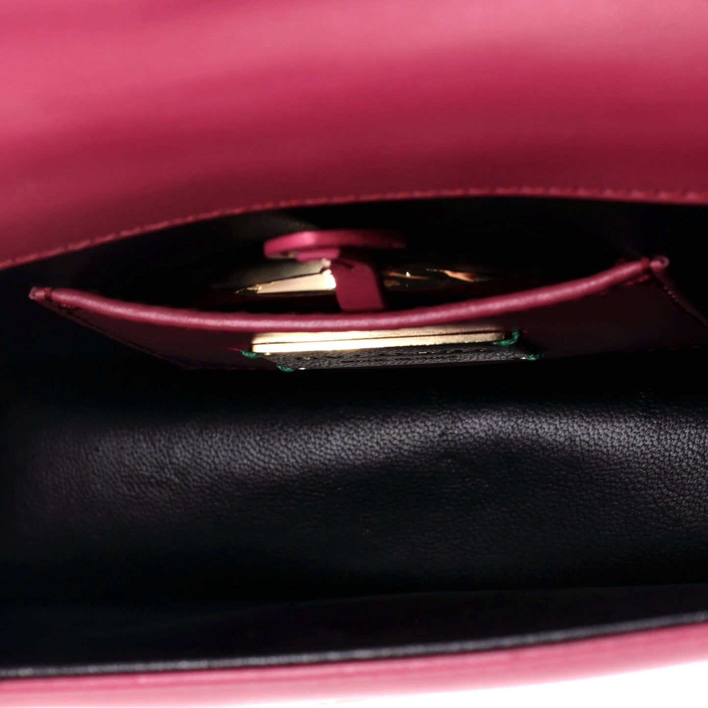 Bvlgari Serpenti Forever Square Shoulder Bag Leather And Stingray Small