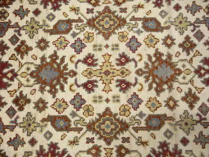 Cream Oushak Chobi Oriental Rug Handmade Large Floral Room Dcor Carpet 4X6 ft