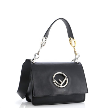 Fendi Kan I F Shoulder Bag Leather Medium