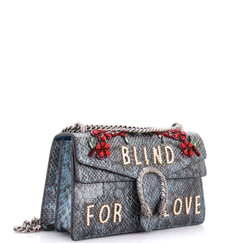 Small Gucci Dionysus Bag Embellished Python