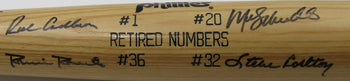 Phillies Retired Numbers Multi-Signed Adirondack