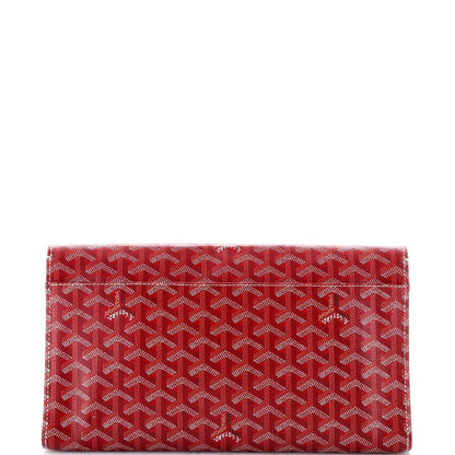 Goyard Monte Carlo Clutch Coated Canvas Mm