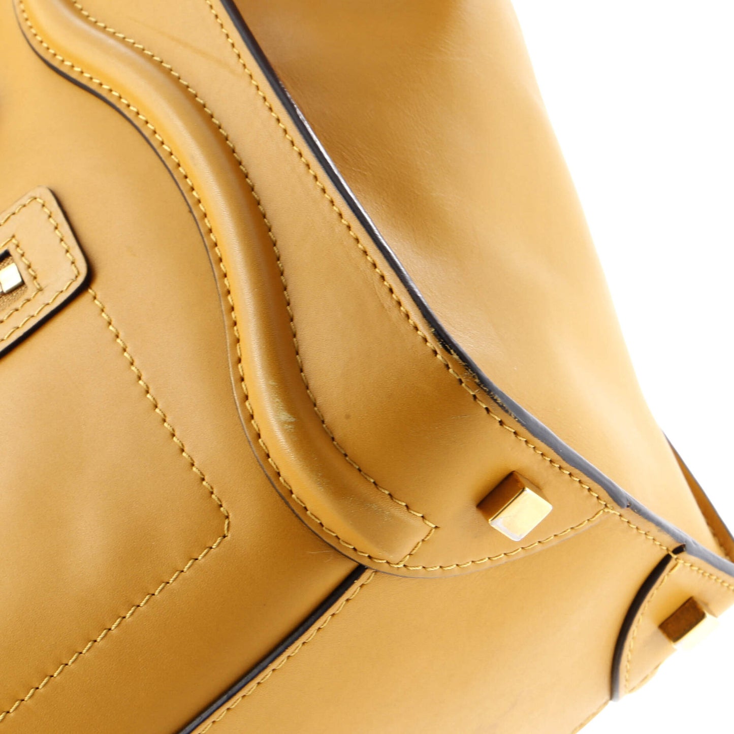 Celine Bicolor Luggage Bag Leather Micro