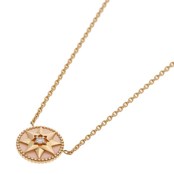 Dior   Necklace Rose Devan Pink Opal Diamond K18