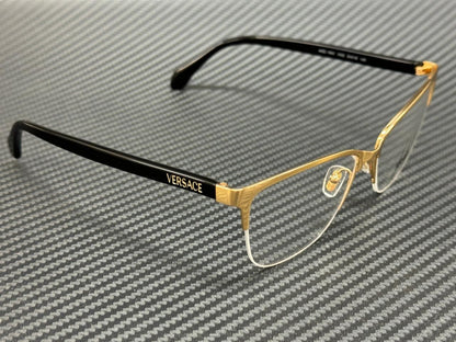 VERSACE VE1304 1002 Gold Black Women's 52 mm Eyeglasses
