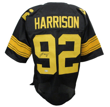 James Harrison Signed/Auto Steelers Black/Yellow